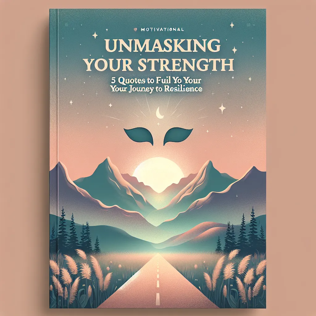 Unmasking Your Strength: 5 Quotes to Fuel Your Journey to Resilience