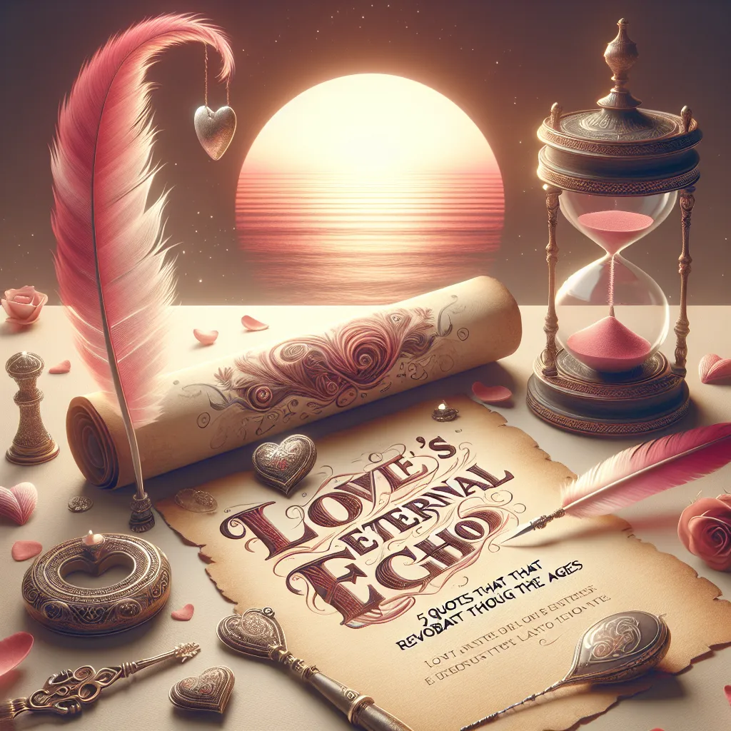 Love's Eternal Echo: 5 Quotes That Reverberate Through the Ages