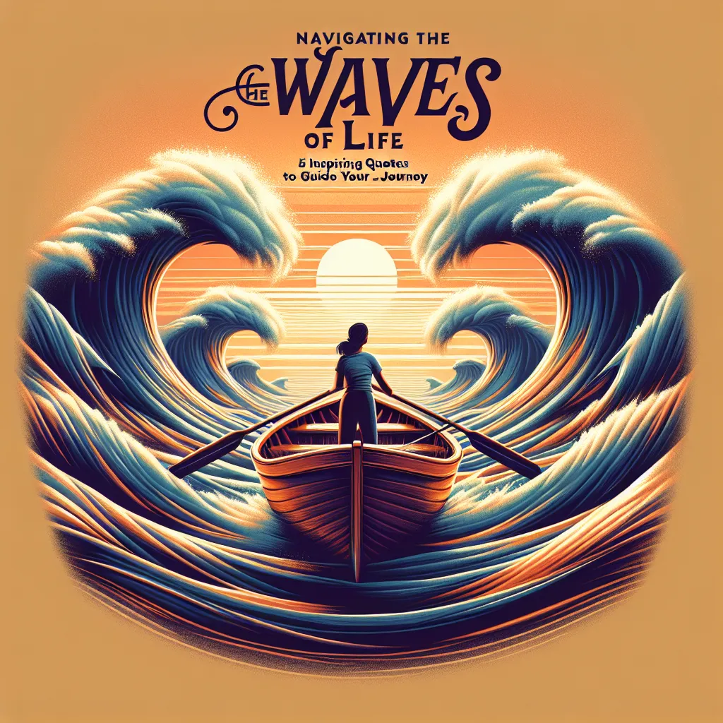 Navigating the Waves of Life: 5 Inspiring Quotes to Guide Your Journey
