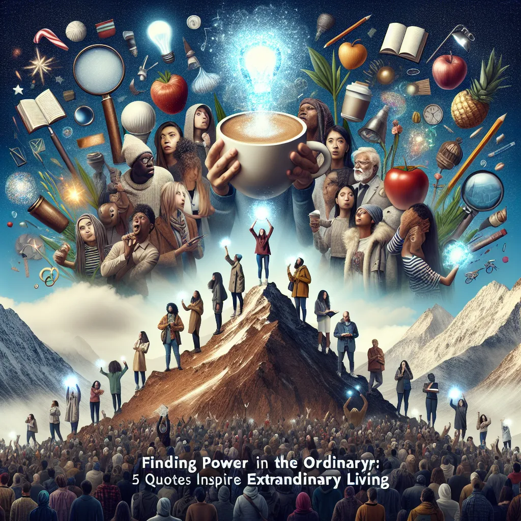 Finding Power in the Ordinary: 5 Quotes that Inspire Extraordinary Living