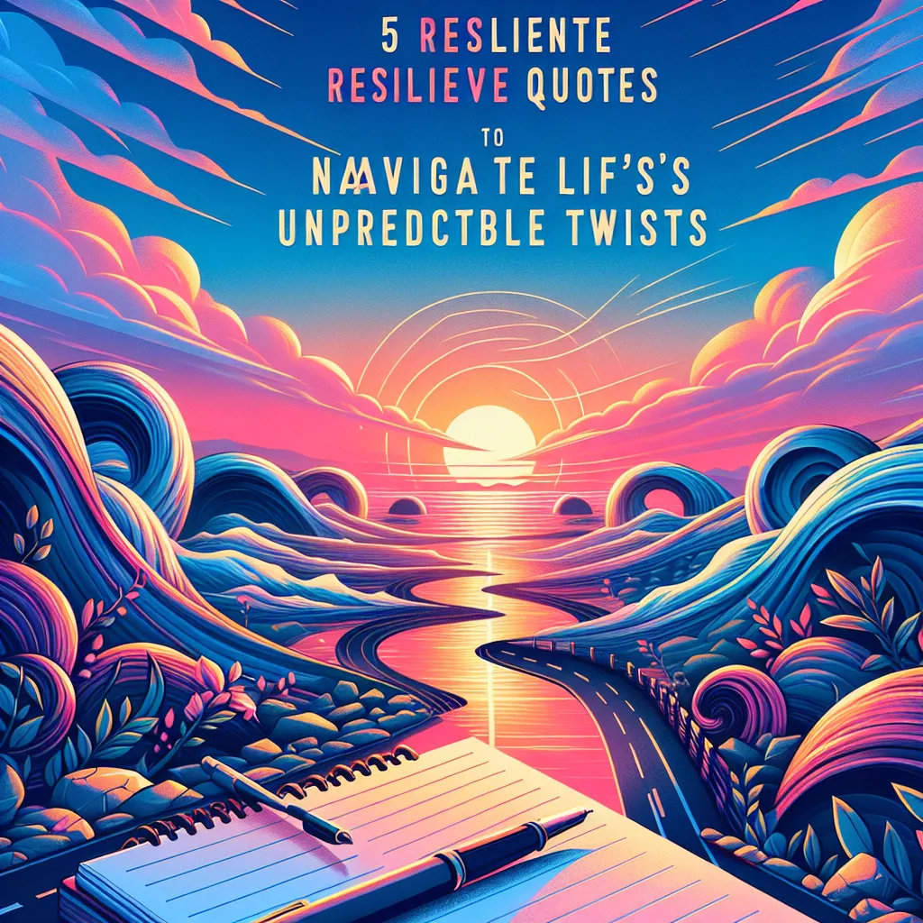 Five Resilient Quotes to Navigate Life's Unpredictable Twists