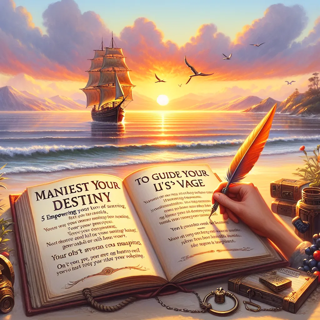 Manifest Your Destiny: 5 Empowering Quotes to Guide Your Life's Voyage