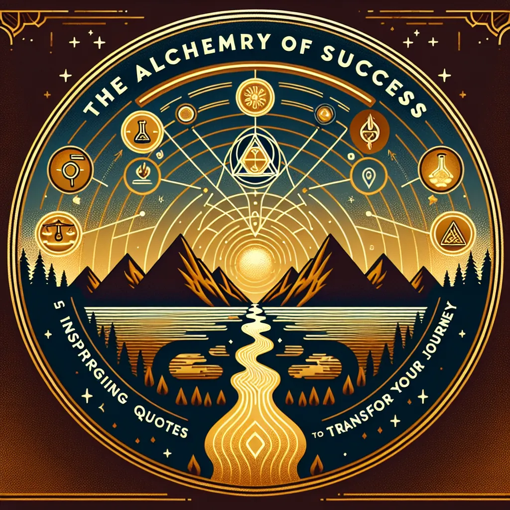 The Alchemy of Success: 5 Inspiring Quotes to Transform Your Journey