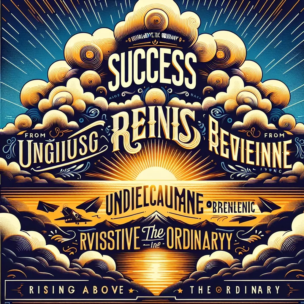 Rising Above the Ordinary: 5 Uncommon Success Quotes to Spark Your Inner Genius