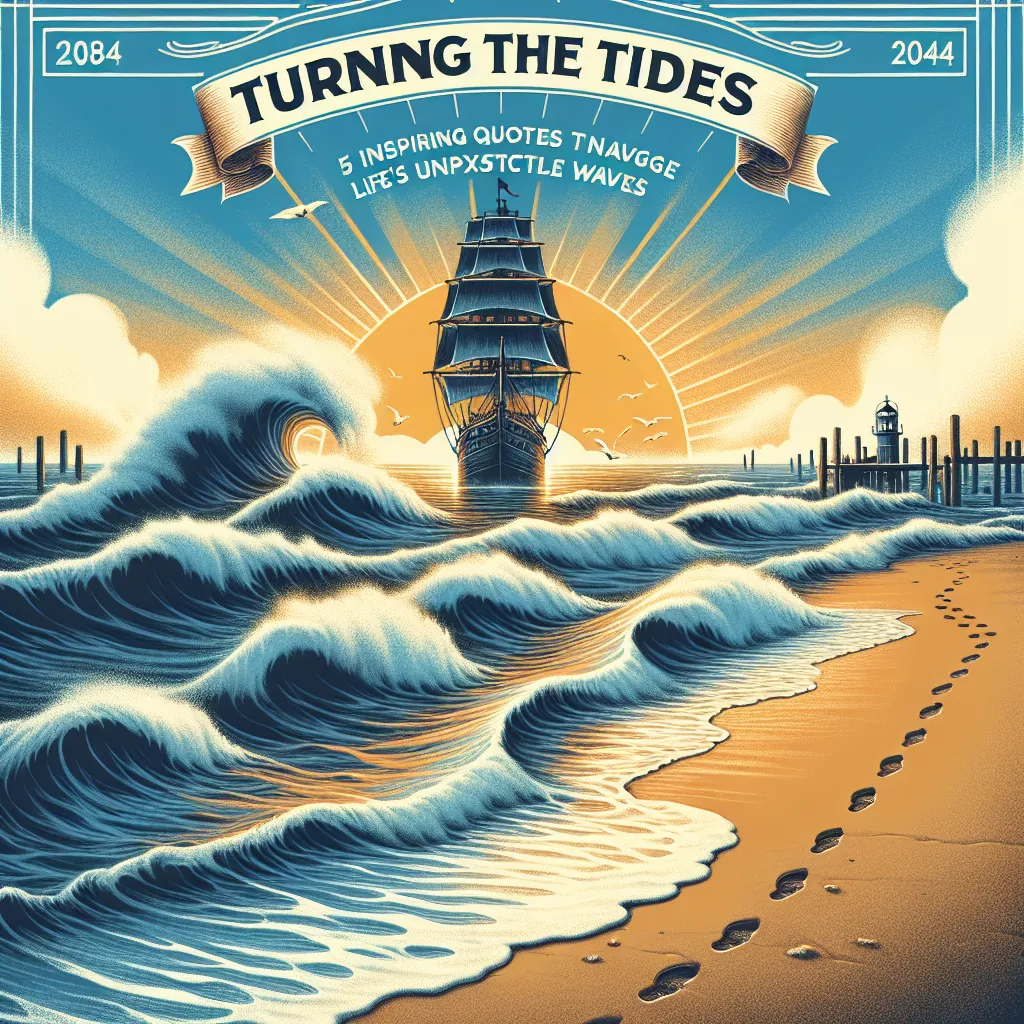 Turning The Tides: 5 Inspiring Quotes to Navigate Life’s Unpredictable Waves