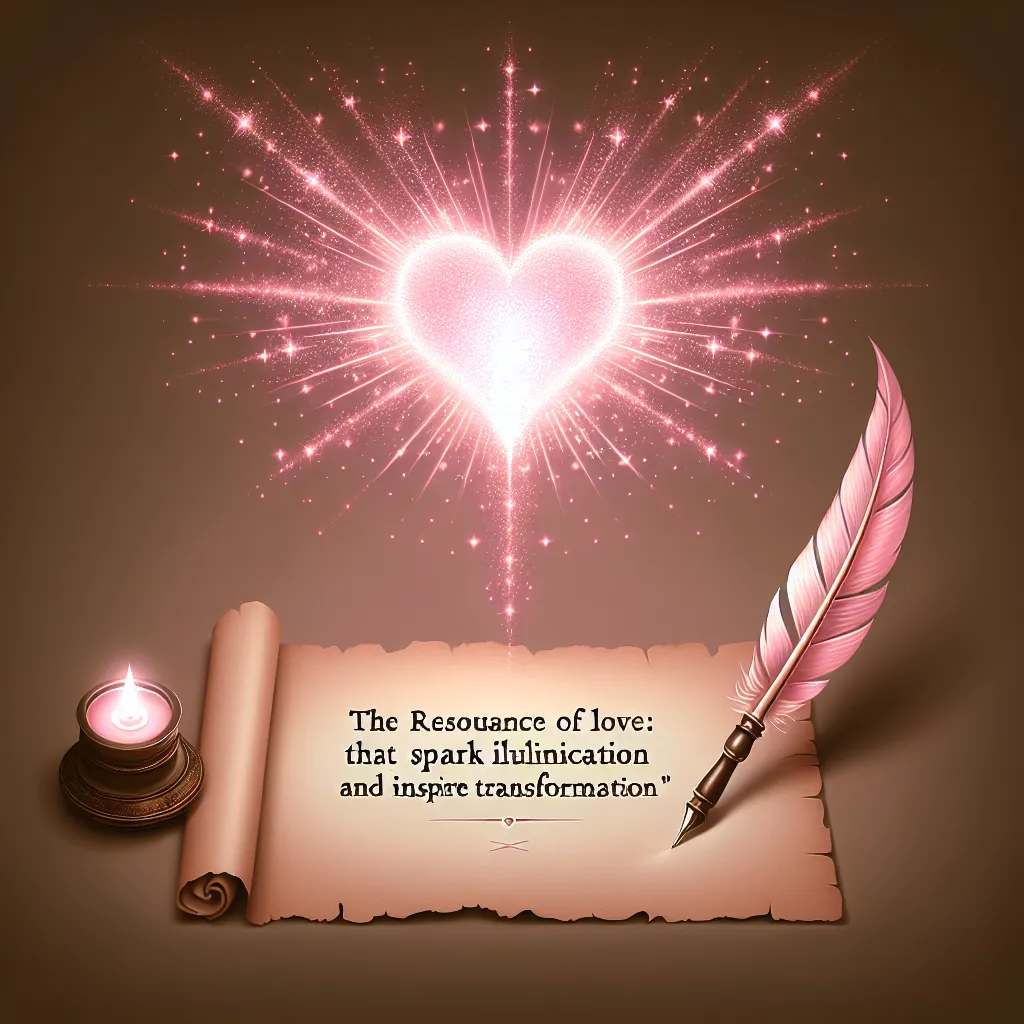 The Resonance of Love: 5 Quotes that Spark Illumination and Inspire Transformation