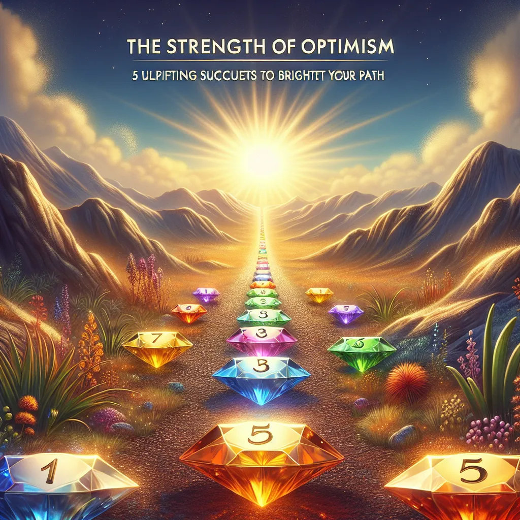 The Strength of Optimism: 5 Uplifting Success Quotes to Brighten Your Path