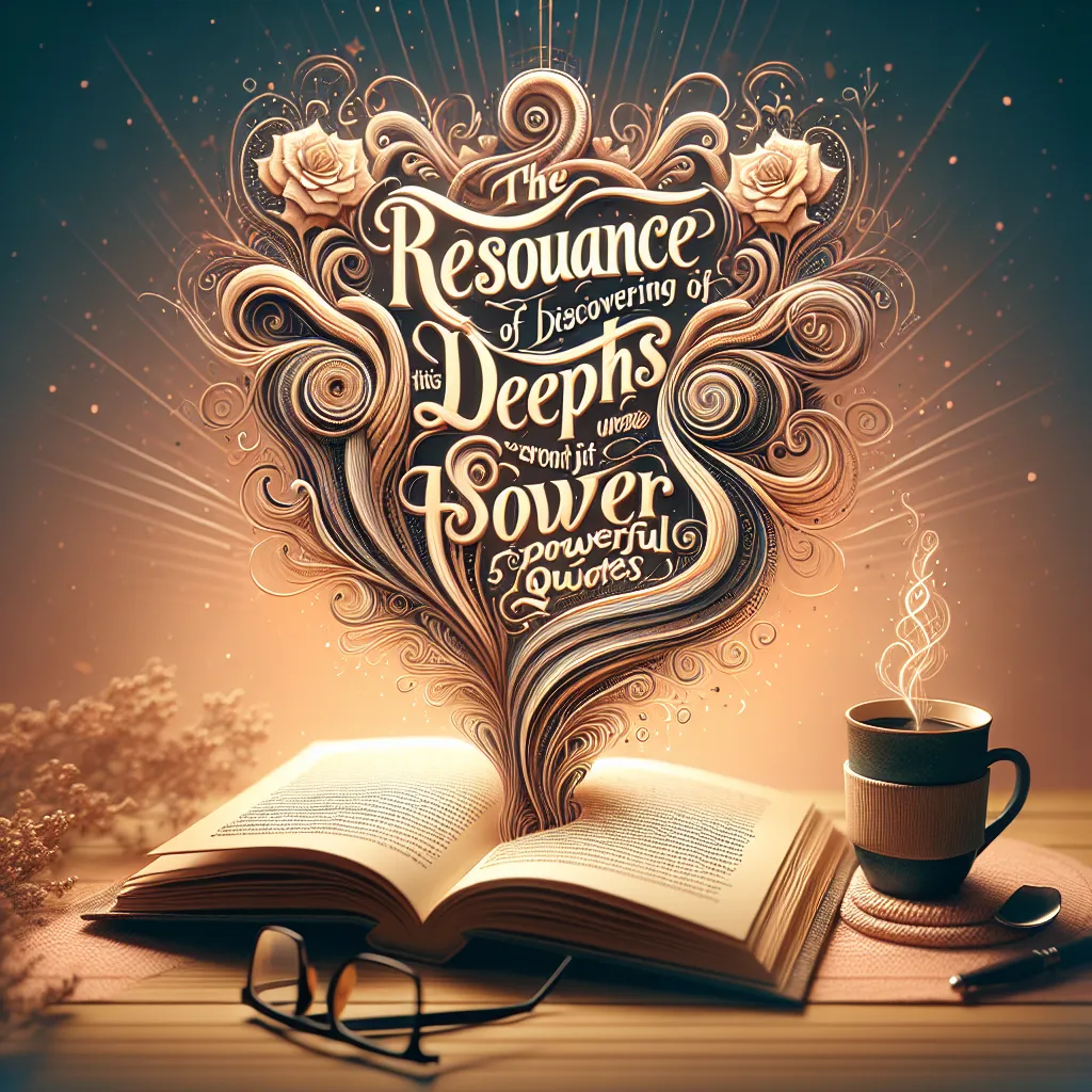 The Resonance of Love: Discovering Its Depths Through 5 Powerful Quotes
