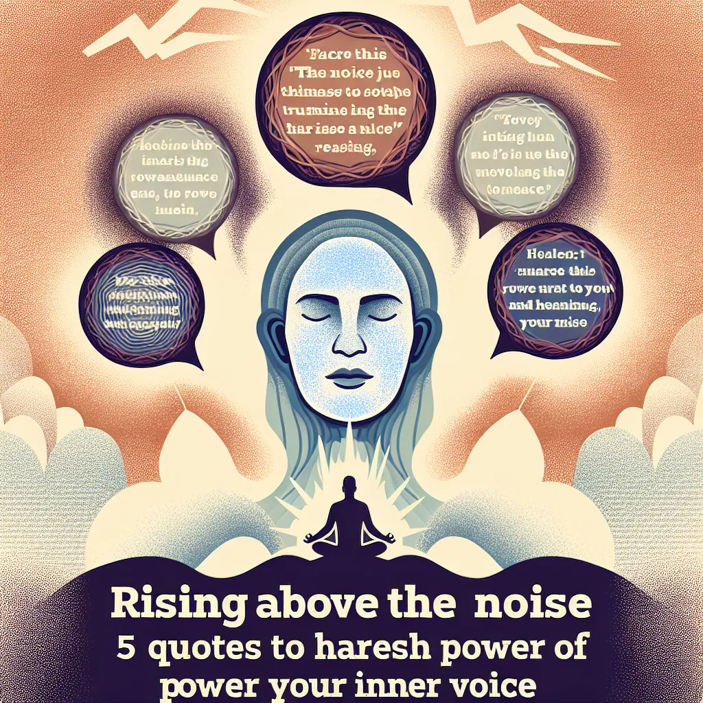 Rising Above the Noise: 5 Quotes to Harness the Power of Your Inner Voice