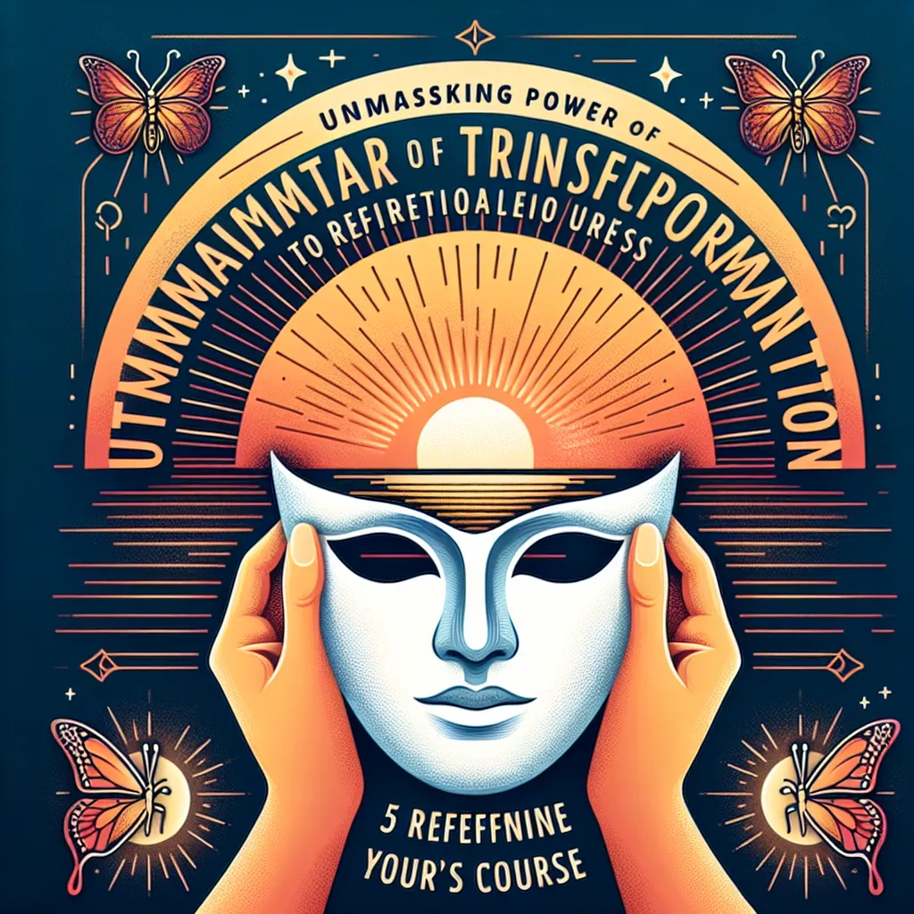 Unmasking the Power of Transformation: 5 Inspirational Quotes to Redefine Your Life's Course