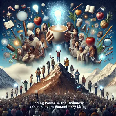 Finding Power in the Ordinary: 5 Quotes that Inspire Extraordinary Living