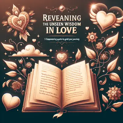 Revealing the Unseen Wisdom in Love: 5 Empowering Quotes to Guide Your Journey