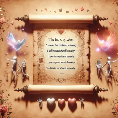 The Echo of Love: 5 Quotes that Celebrate Our Shared Humanity