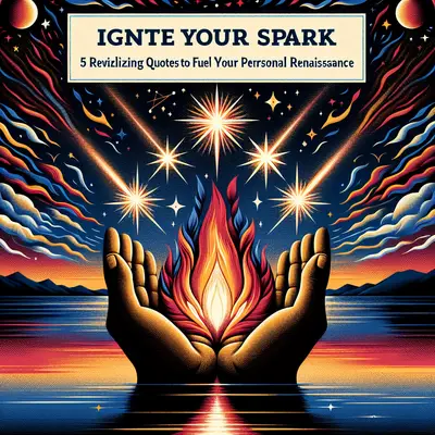 Ignite Your Spark: 5 Revitalizing Quotes to Fuel Your Personal Renaissance