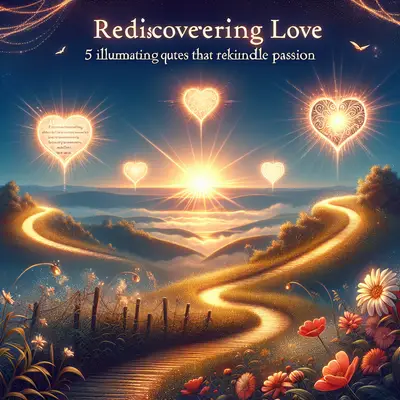 Rediscovering Love: 5 Illuminating Quotes that Rekindle Passion