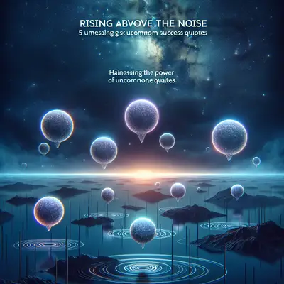 Rising Above the Noise: Harnessing the Power of 5 Uncommon Success Quotes