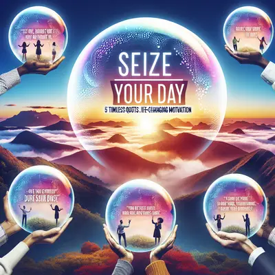 Seize Your Day: 5 Timeless Quotes to Inspire Life-changing Motivation