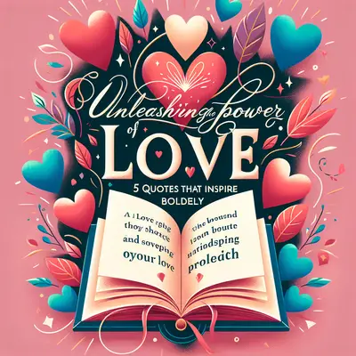 Unleashing the Power of Love: 5 Quotes that Inspire Boldness