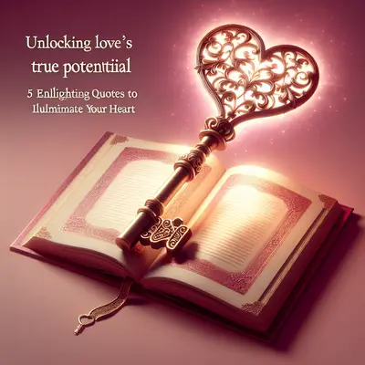 Unlocking Love's True Potential: 5 Enlightening Quotes to Illuminate Your Heart