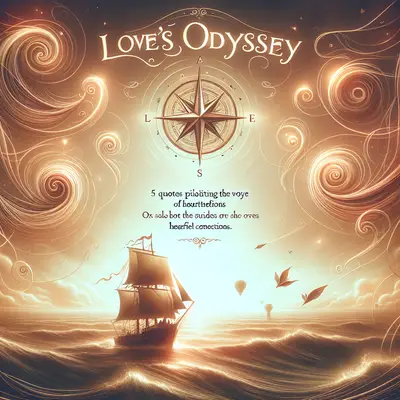 Love's Odyssey: 5 Quotes Piloting The Voyage of Heartfelt Connections