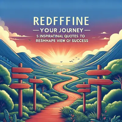 Redefine Your Journey: 5 Inspirational Quotes to Reshape Your View of Success