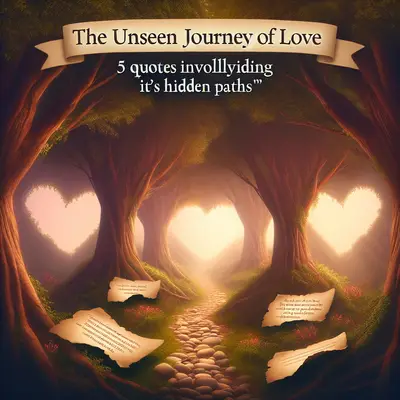 The Unseen Journey of Love: 5 Quotes Unveiling Its Hidden Paths