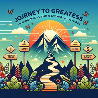Journey to Greatness: Five Transformative Quotes to Ignite Your Path to Success